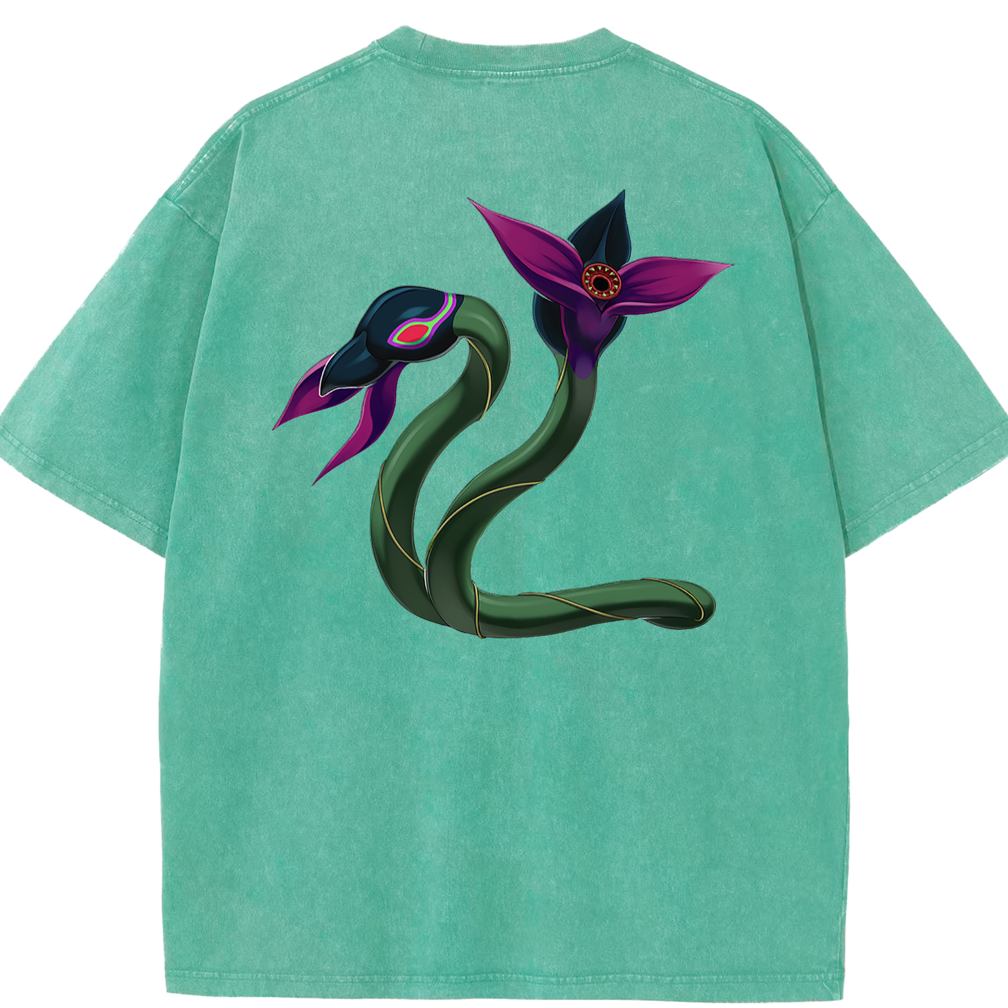 （画像用） 遊☆戯☆王 Yu-Gi-Oh! 綿100% ヴィンテージ風 半袖Tシャツ（背面プリント）